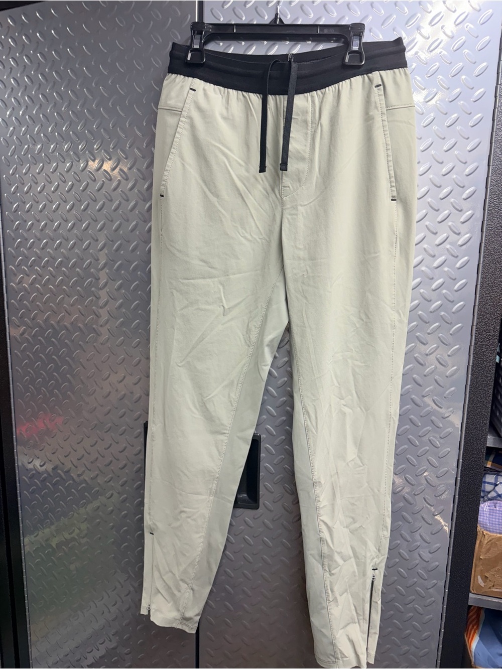 Light Sage Drawstring Jogger Pants - Unbranded